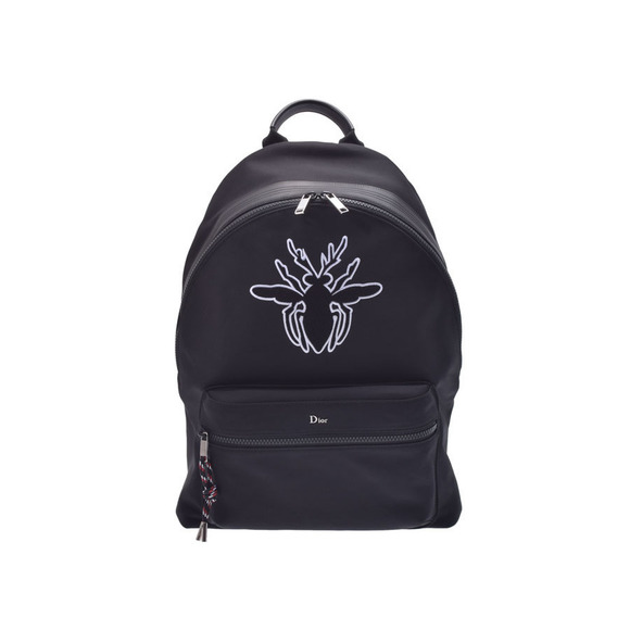 Dior Handbags - Dior Backpack Bee Patch Rider Nylon Black